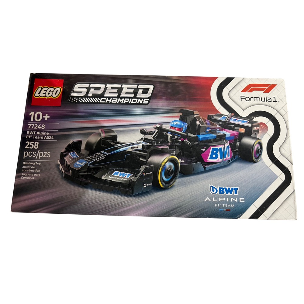 LEGO Speed Champions 77248 BWT Alpine F1 Team A524 Black Racing Car New